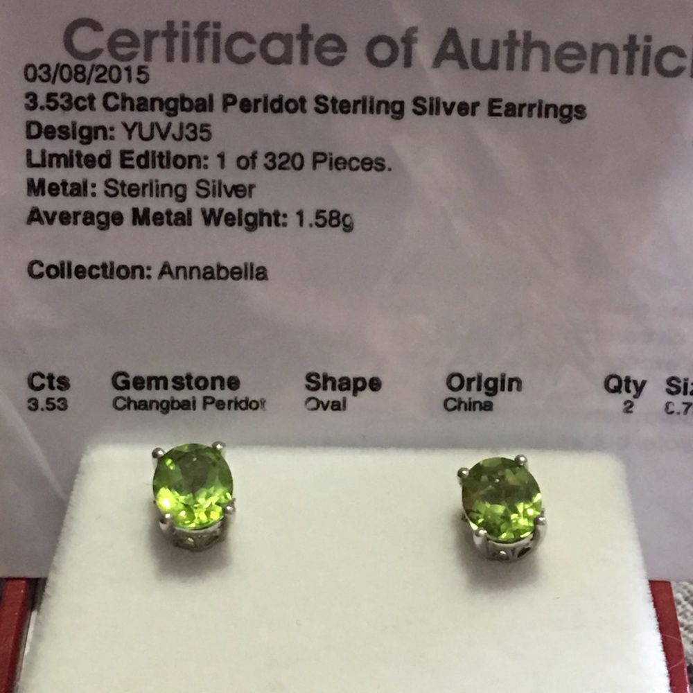 Peridot Earrings